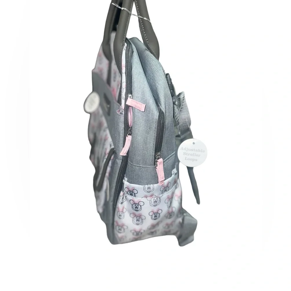 ✅Disney Baby Diaper Bag, Minnie Mouse Double Handle Backpack